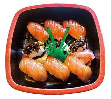 醤油漬島寿司の画像