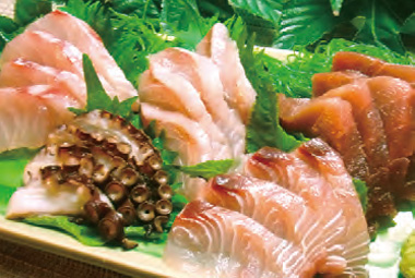 地魚の刺盛り 5点盛りの画像