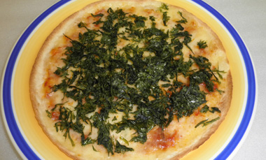 島唐辛子ピザの画像