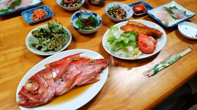 夕食の画像