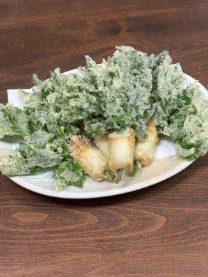 明日葉のちくわ天ぷらの画像