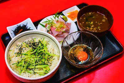 島魚のぶっかけ丼の画像