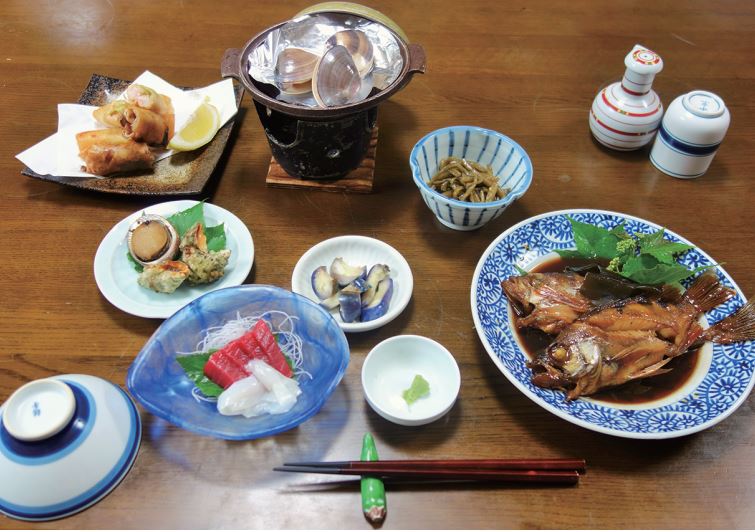 八幡荘（やはたそう）の夕食①の画像