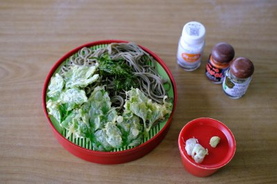 明日葉ざるそばの画像