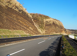 地層大切断面の画像